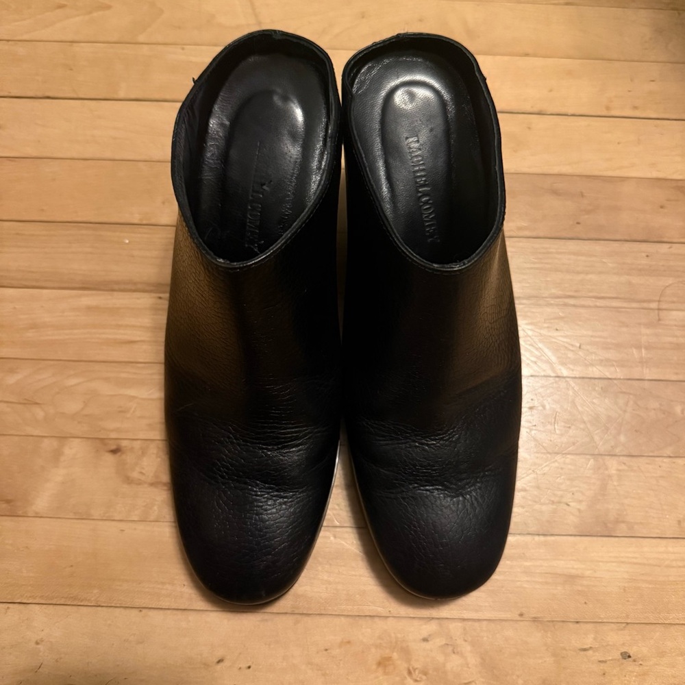 Rachel Comey Mars Mules Black Pebbled Leather Heels US 7 - Picture 7 of 15